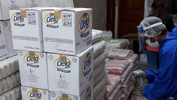 Qali Warma donó 2.5 toneladas de alimentos a Camilaca