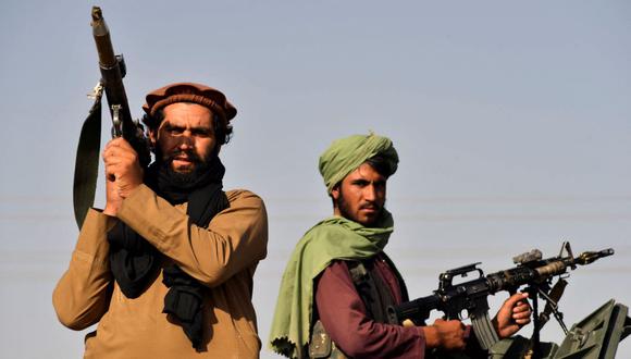 Imagen de combatientes talibanes. (TANVEER JAVED / AFP).