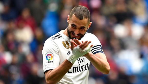 Real Madrid venció 2 -1 a Eibar con dos cabezazos de Karim Benzema