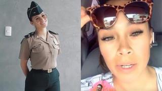 Policía que modeló con uniforme: “Voy a seguir colgando mis videos” (VIDEO)