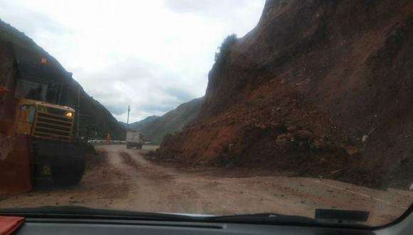 Huaico cierra pase en vía Huancayo - Huancavelica