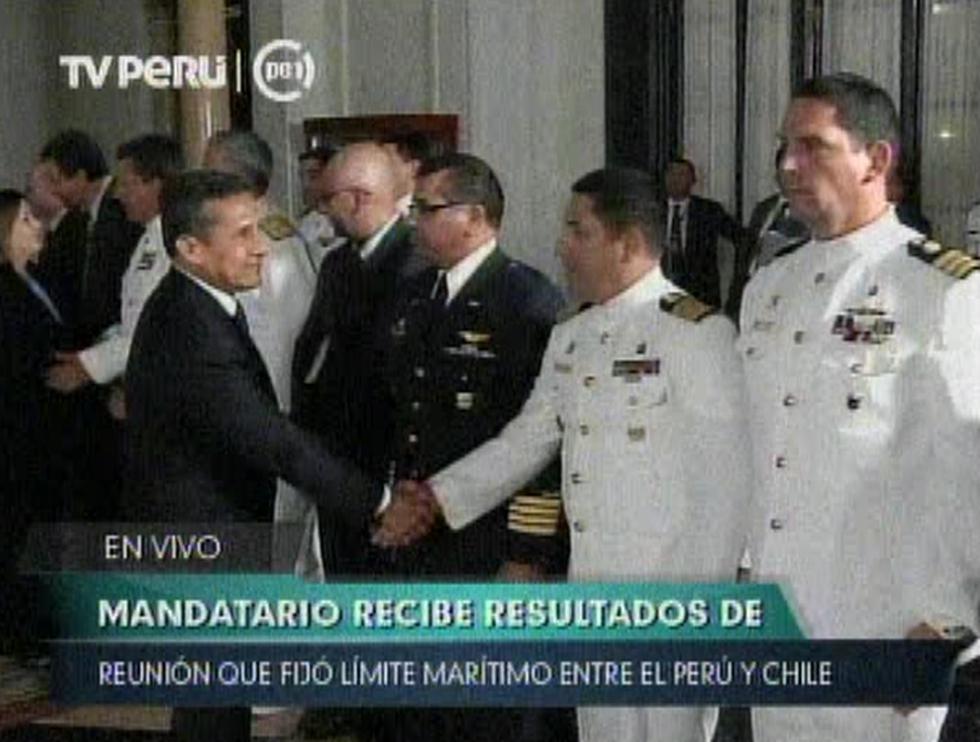 Ollanta Humala solo habló de La Haya y guardó silencio sobre temas polémicos
