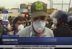 George Forsyth responsabiliza a Susana Villarán por aglomeración en La Parada (VIDEO)