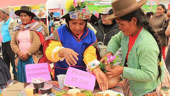 ​Variedad de productos andinos se ofertarán en feria