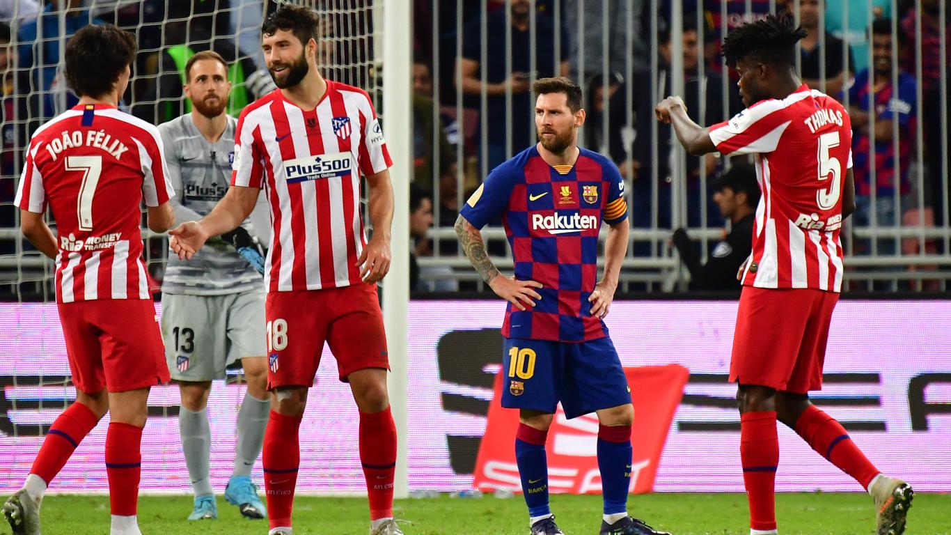 Lionel Messi, referente del Barcelona, supo vestir la camiseta del Atleti. (Foto: AFP)