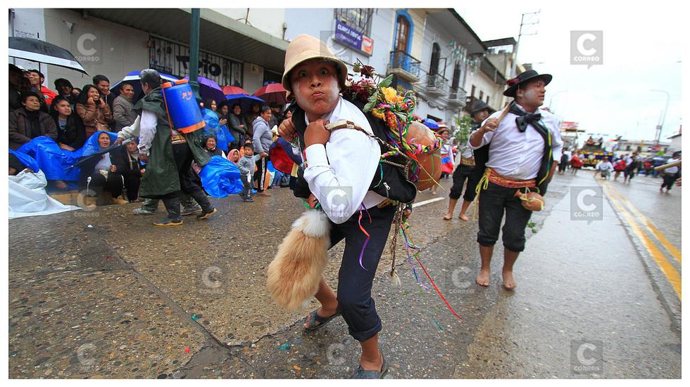 Huancayo celebró a lo grande  el inicio de los carnavales (FOTOS Y VIDEO)