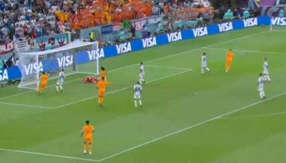 Países Bajos encontró el descuento en los minutos finales. Foto: DIRECTV Sports.