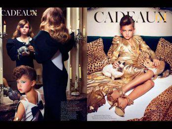 Francia: Polémica por fotos de niñas con joyas y vestidos ceñidos