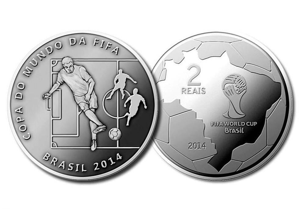 Mundial 2014: Brasil acuña una serie de monedas conmemorativas (FOTOS)