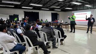 Chincha: Capacitan a transportistas de la red de cooperantes de Tambo de Mora