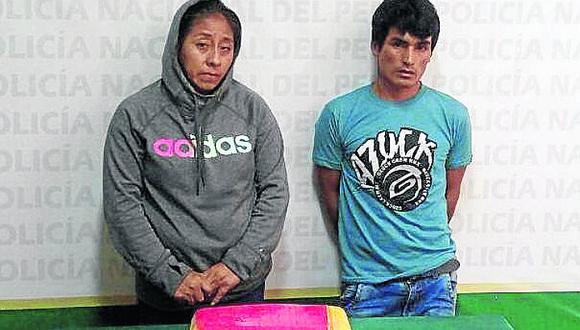 Cae pareja con 7 kilos de droga en San Clemente