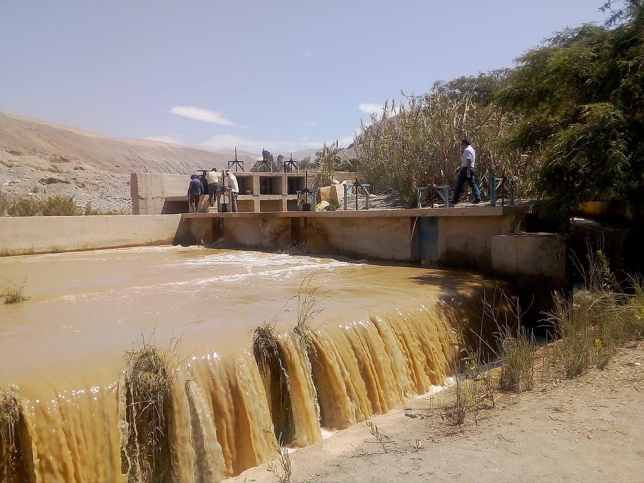 Aumenta caudal de agua en bocatoma de Calientes