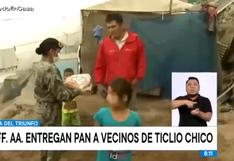 Coronavirus: Fuerzas Armadas entregan alimentos a los vecinos de ‘Ticlio chico’ (VIDEO)