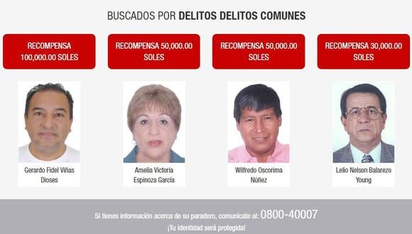 Chimbote: Gobierno ofrece 50 mil soles por captura de alcaldesa Victoria Espinoza
