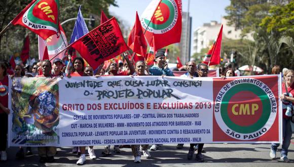Varios heridos dejaron las protestas en Brasil