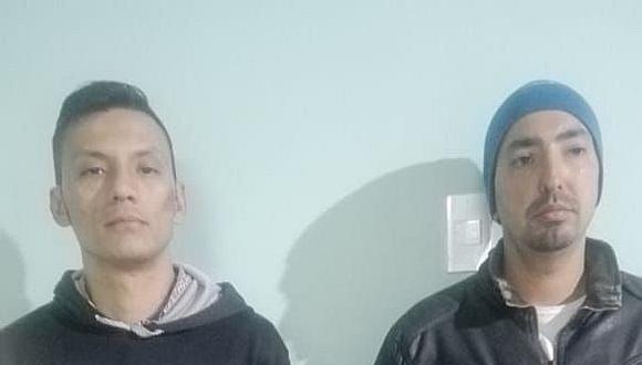 Radiopatrulla captura a dos colombianos dedicados a préstamos “gota a gota” y robos al paso con motocicleta