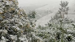 Nieve en Cusco ocasiona suspensión de vuelos y labores escolares (FOTO y VIDEOS)