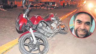 Piura: Joven muere tras el despiste de su motocicleta