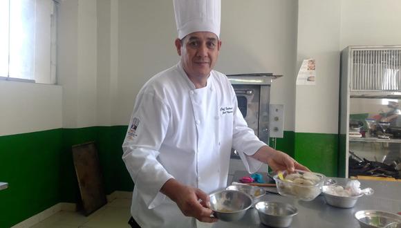 Coordinador gastronómico del Instituto ESDIT, chef José Vizcarra Gonzales. (Foto: GEC)