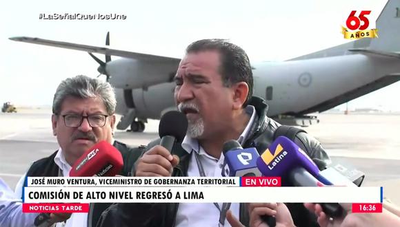 Comisión de Alto Nivel viajó a Puno este martes 10 de enero. (Foto: TV Perú)