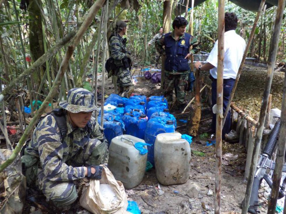 Destruyen insumos para droga en Monzón