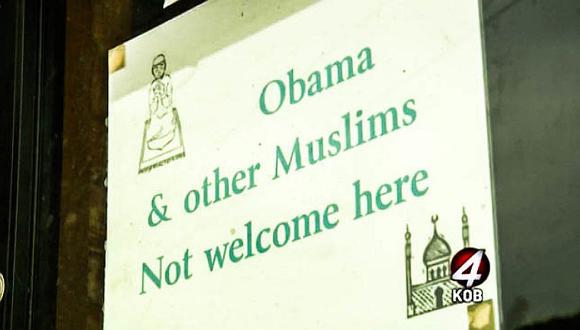 EE.UU.: Polémica por tienda que prohíbe ingreso a Barack Obama y musulmanes