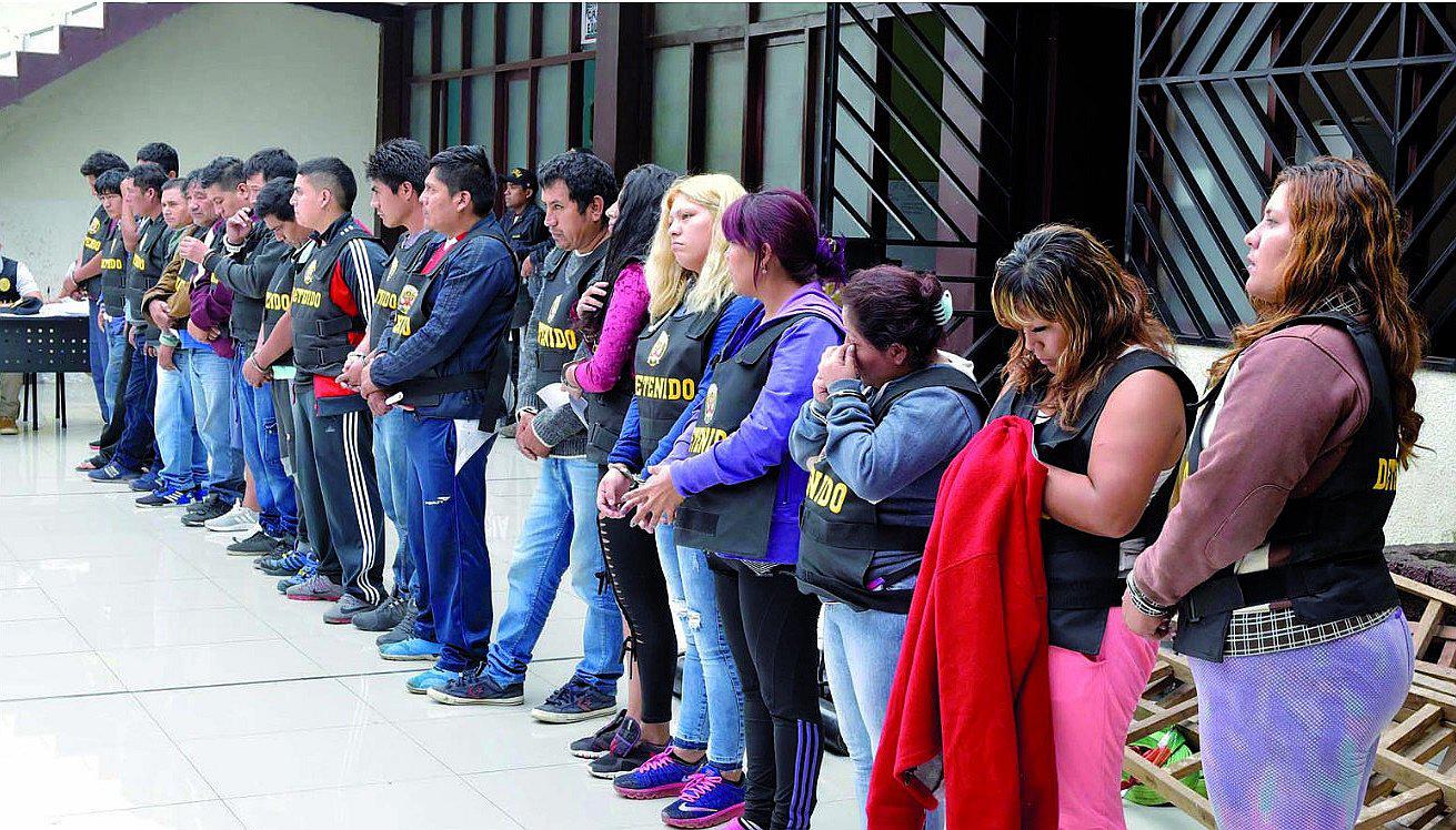 La Fiscalía pedirá 36 meses   de prisión preventiva para 19   de los “Secos de Chimbote” 