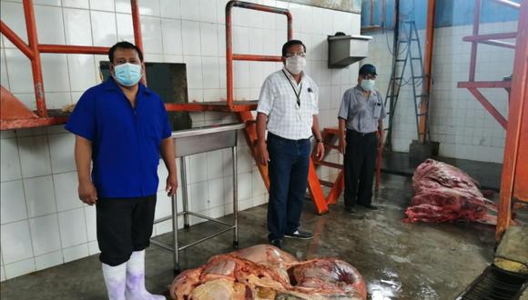 La comuna distrital decidió incinerar la carne de bovino porque no estaba apta para el consumo humano. (Foto: MDT)