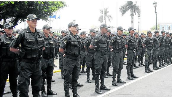 Trescientos policías más llegarán a La Libertad en la próxima quincena de marzo 