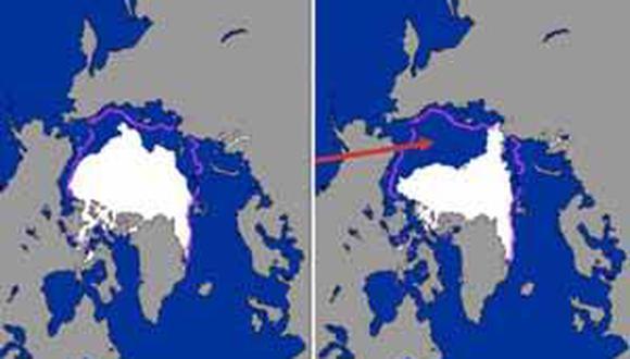 Deshielo en el Ártico batió récords en el 2012