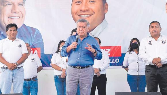 El líder de APP le aseguró a los seguidores de precandidato a la alcaldía de Trujillo, José Ruiz Vega, que no se parcializa con nadie en internas.