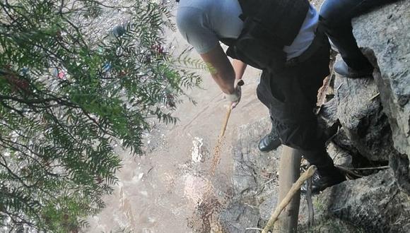 Río Mantaro devuelve cadáver en Anco