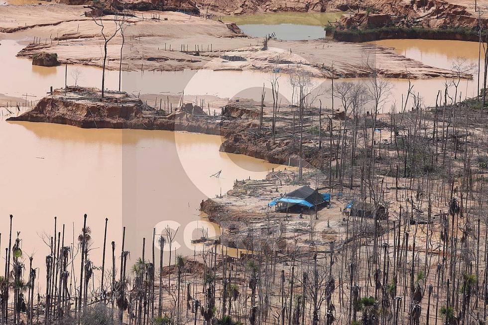Impactantes imágenes de los efectos de la minería ilegal en Madre de Dios (FOTOS)