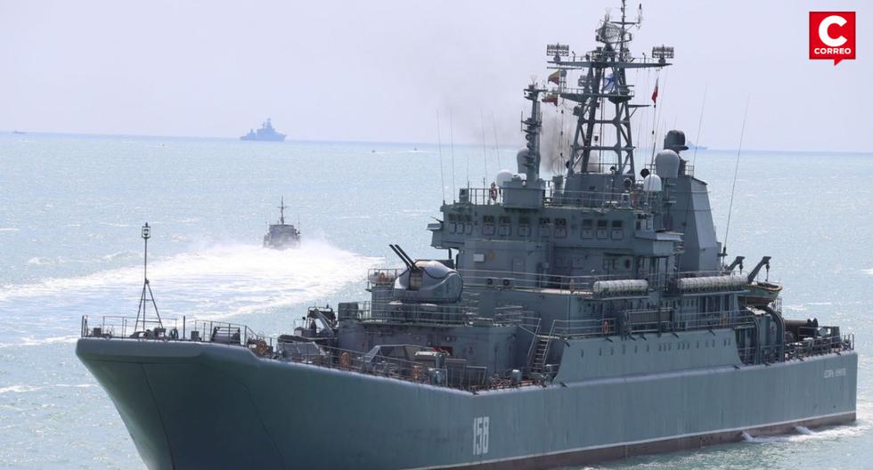 Ucrania impactó con misil a barco de guerra que Rusia robó en 2014