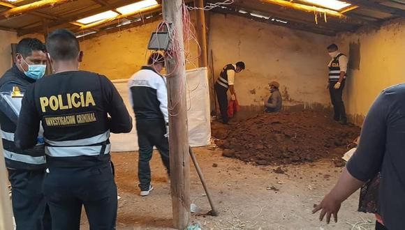 Mujer desaparecida es hallada muerta y enterrada dentro de un galpón en Cusco. (Foto: Juan Sequeiros)