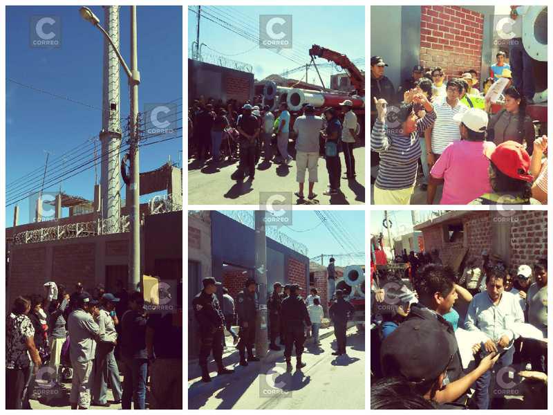 Moquegua: Con protesta impiden instalación de antena de Entel