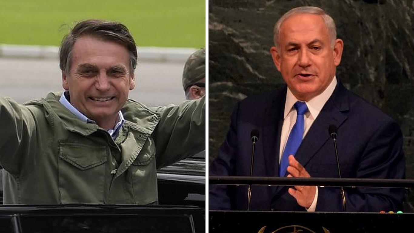 Primer ministro de Israel felicita a Bolsonaro por intenciones de mudar embajada a Jerusalén (FOTO)
