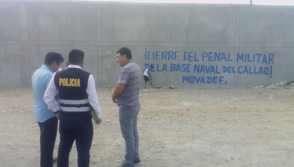 Aparecen pintas del Movadef cerca a la sede del Gobierno Regional de Lambayeque (FOTOS)