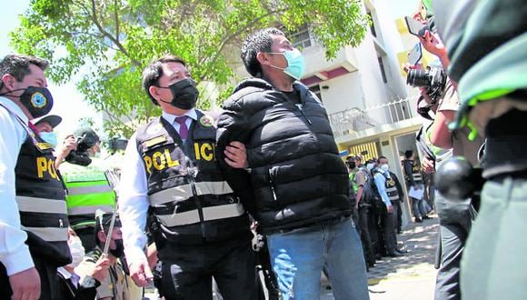 Cáceres Llica lleva una semana detenido. (Foto: Correo)