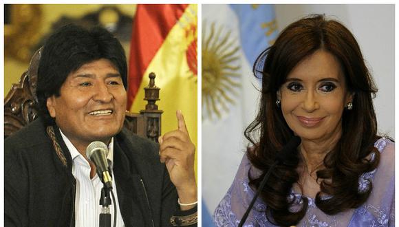 Evo Morales ve en Argentina un "golpe judicial" contra Cristina Fernández