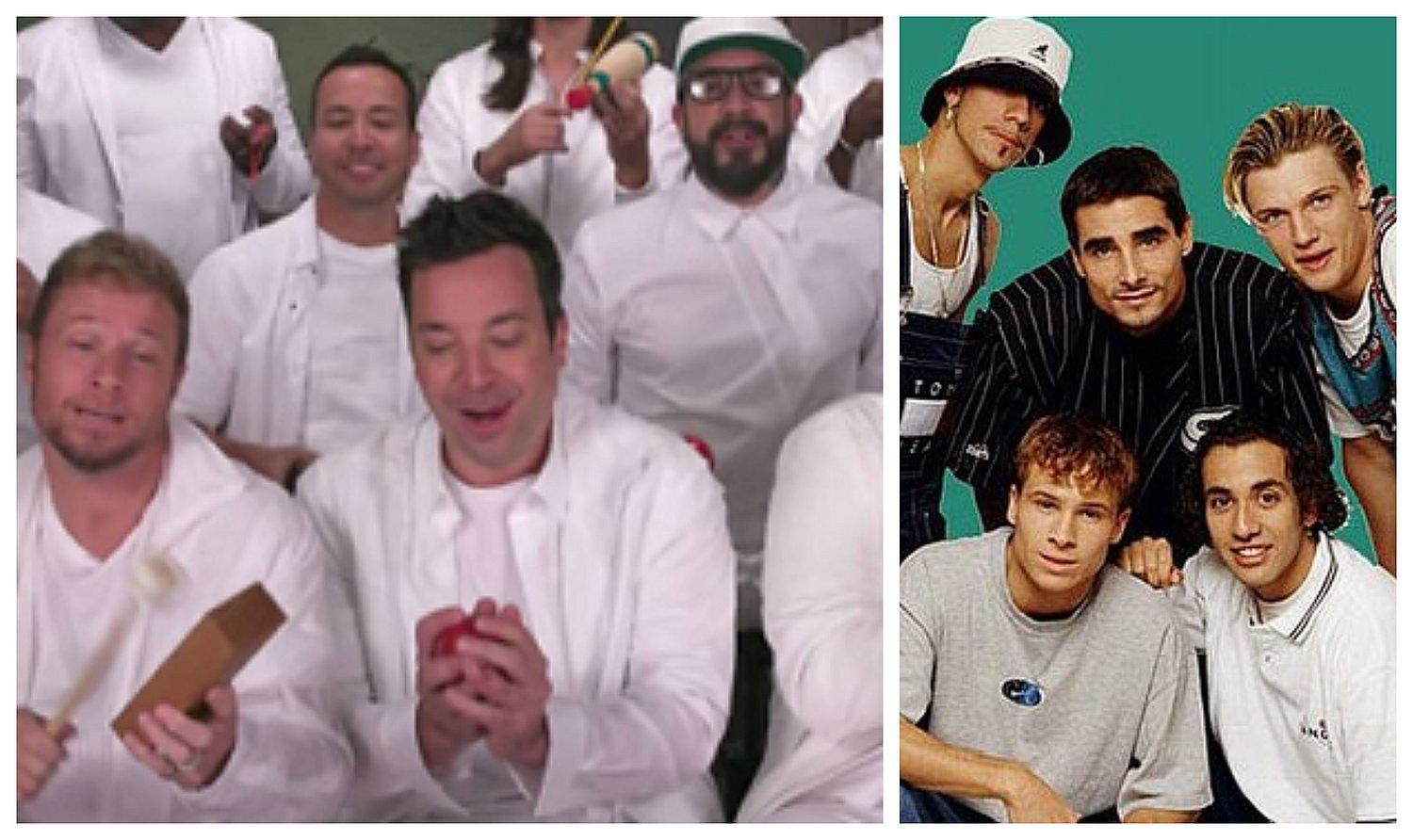 Backstreet Boys cantan con instrumentos escolares y enloquecen a fans por internet (VIDEO)