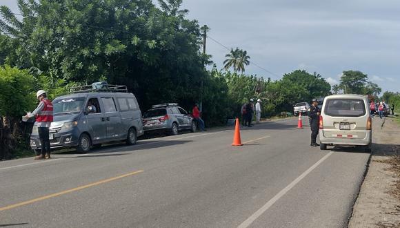 Operativo fue en la carretera Sullana a Alamor donde intervinieron a dos extranjeros ilegales