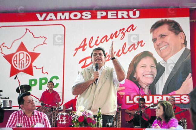 Elecciones 1016: Alan García se reune hoy con jóvenes y dirigentes de Arequipa