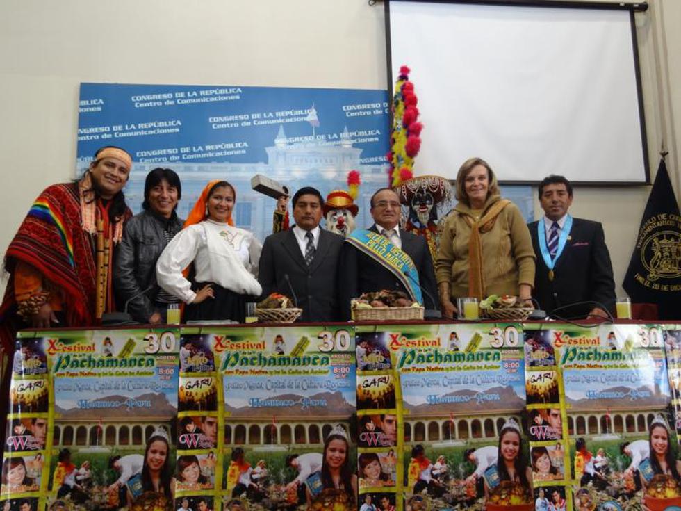 En Congreso de la República promocionan X Festival de la Pachamanca