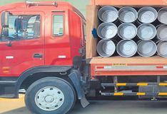Chimbote: Incautan 1,300 cajas de latas vacías en un camión