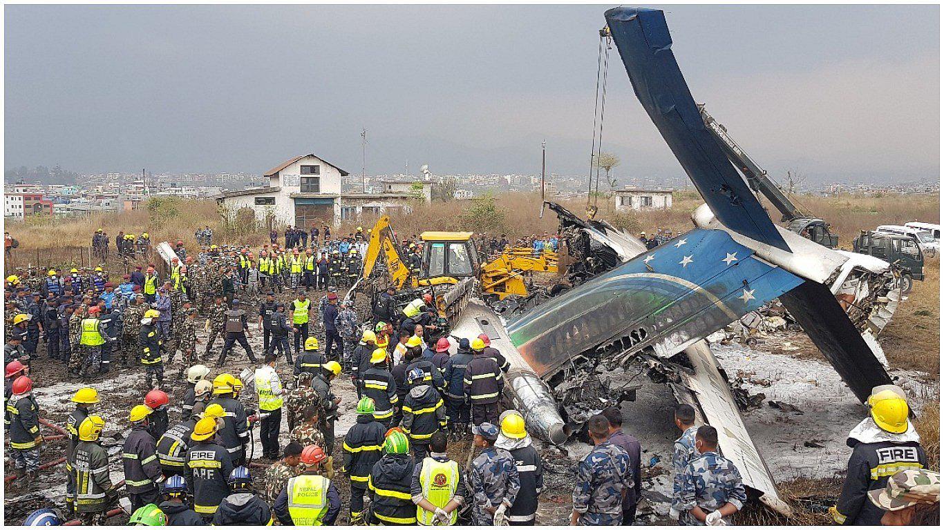 Nepal: sube a 49 los muertos tras caída de avión en aeropuerto (FOTOS y VIDEO)
