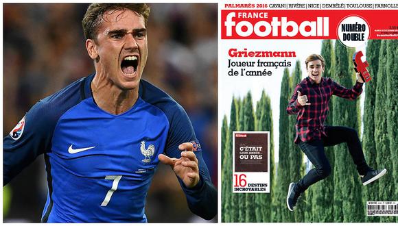 Griezmann, elegido jugador francés del año por France Football