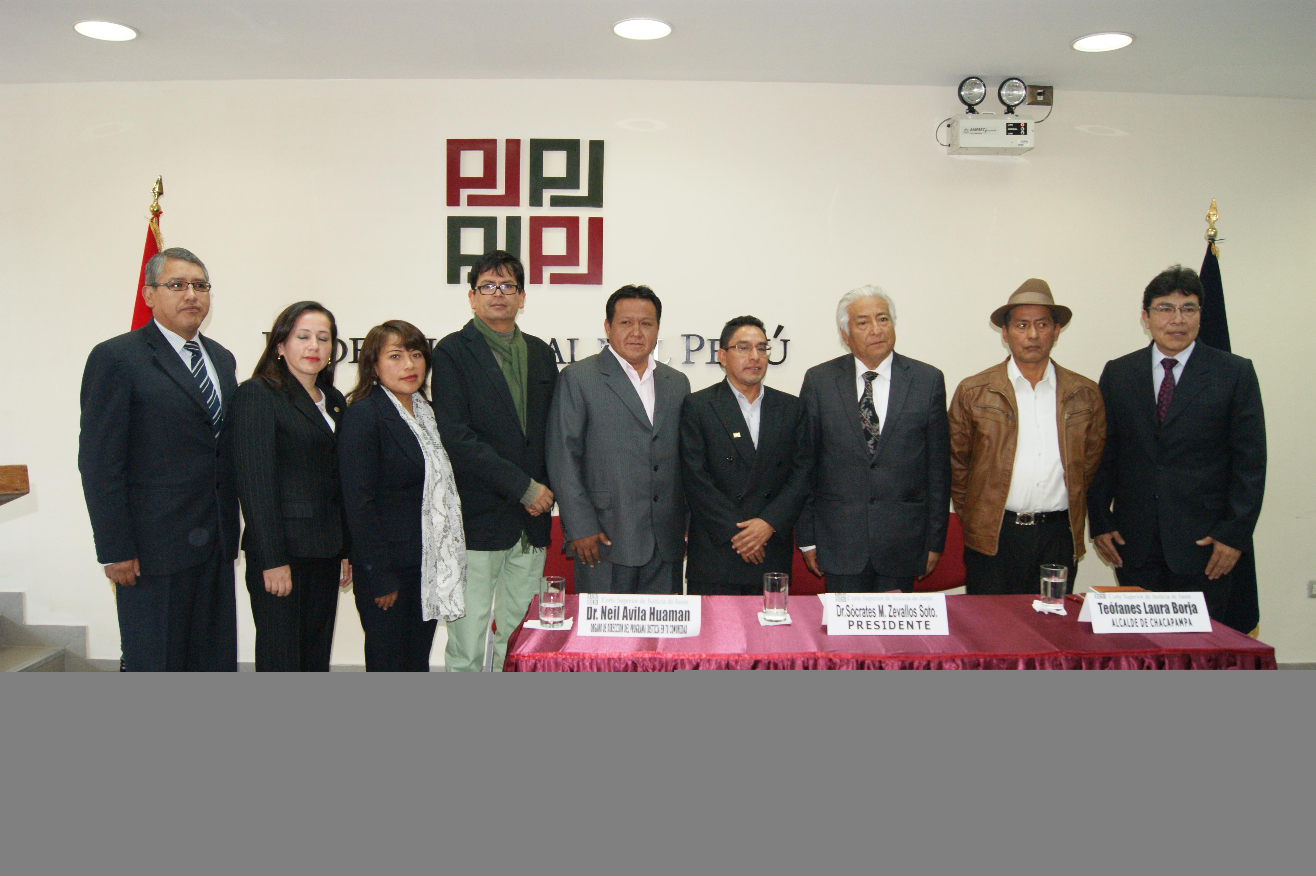 ​Corte de Junín y otras instituciones atenderán gratis en Chacapampa