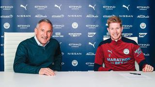 Kevin De Bruyne prolongó su vínculo con Manchester City hasta el 2025