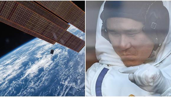 Astronauta japonés niega haber crecido 9 centímetros en el espacio